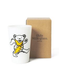 GD Dancing Bear Olde Milk-glass