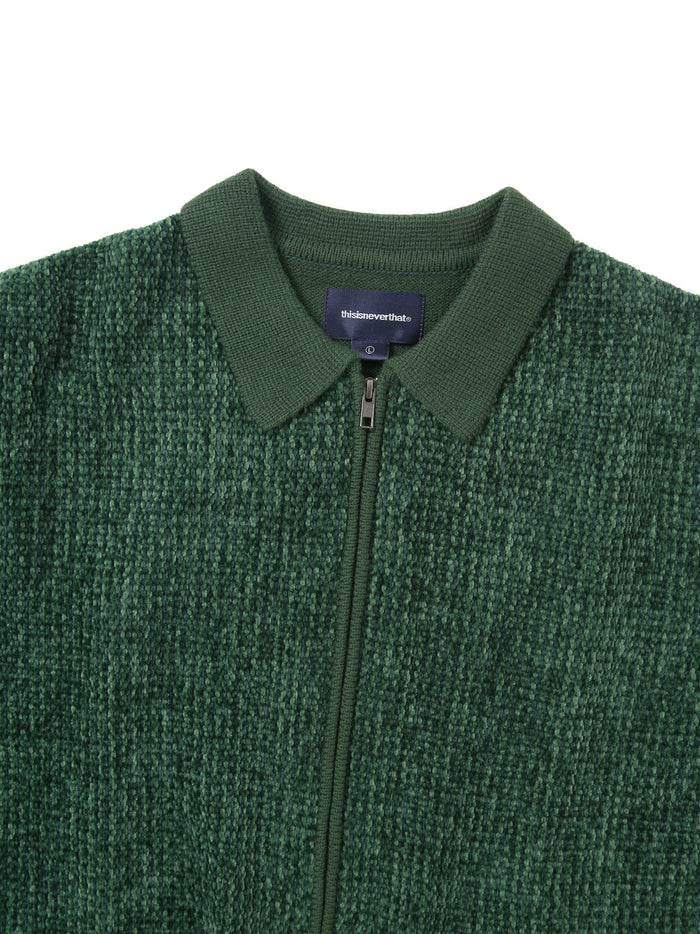 Velvet Knit Zip Polo – thisisneverthat® KR
