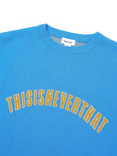 ARC-Logo Jacquard Sweater - Blue - S - thisisneverthat® KR