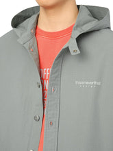 L-Logo Hooded Shirt - Grey Green - S - thisisneverthat® KR