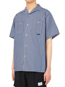 Striped S/SL Shirt - Blue - S - thisisneverthat® KR