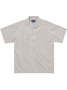 Striped S/SL Shirt - Beige - S - thisisneverthat® KR