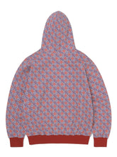 Tile Hooded Sweatshirt - BURGUNDY/NAVY - S - thisisneverthat® KR