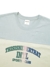 Two Tone Block Tee - Pale Blue/Sand - S - thisisneverthat® KR