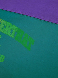 Two Tone Block Tee - Purple/Teal - S - thisisneverthat® KR
